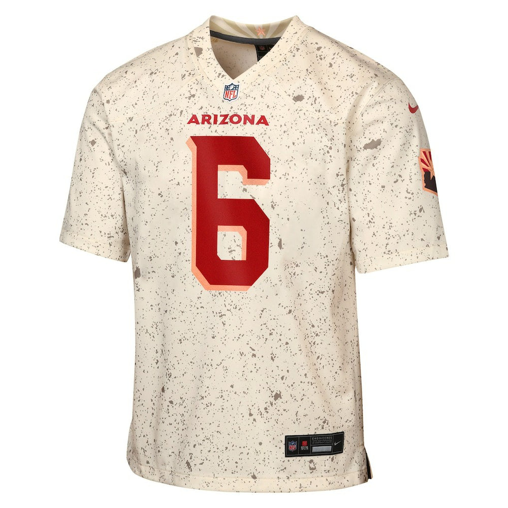 Nike James Conner Arizona Cardinals Youth 2025 Rivalries Collection Game Jersey Natural