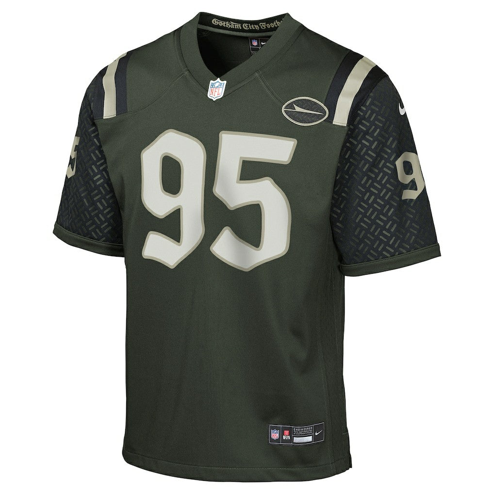 Nike Quinnen Williams New York Jets Youth 2025 Rivalries Collection Game Jersey Gotham Green