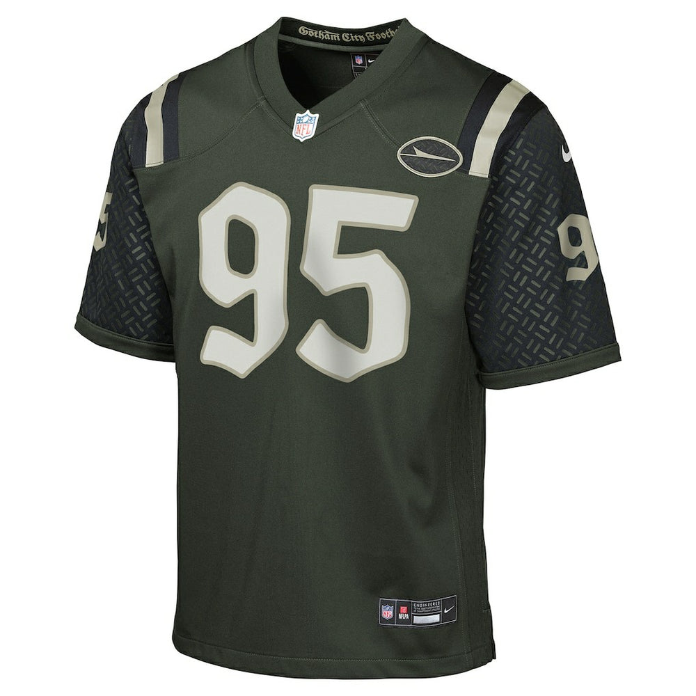 Nike Quinnen Williams New York Jets Youth 2025 Rivalries Collection Game Jersey Gotham Green