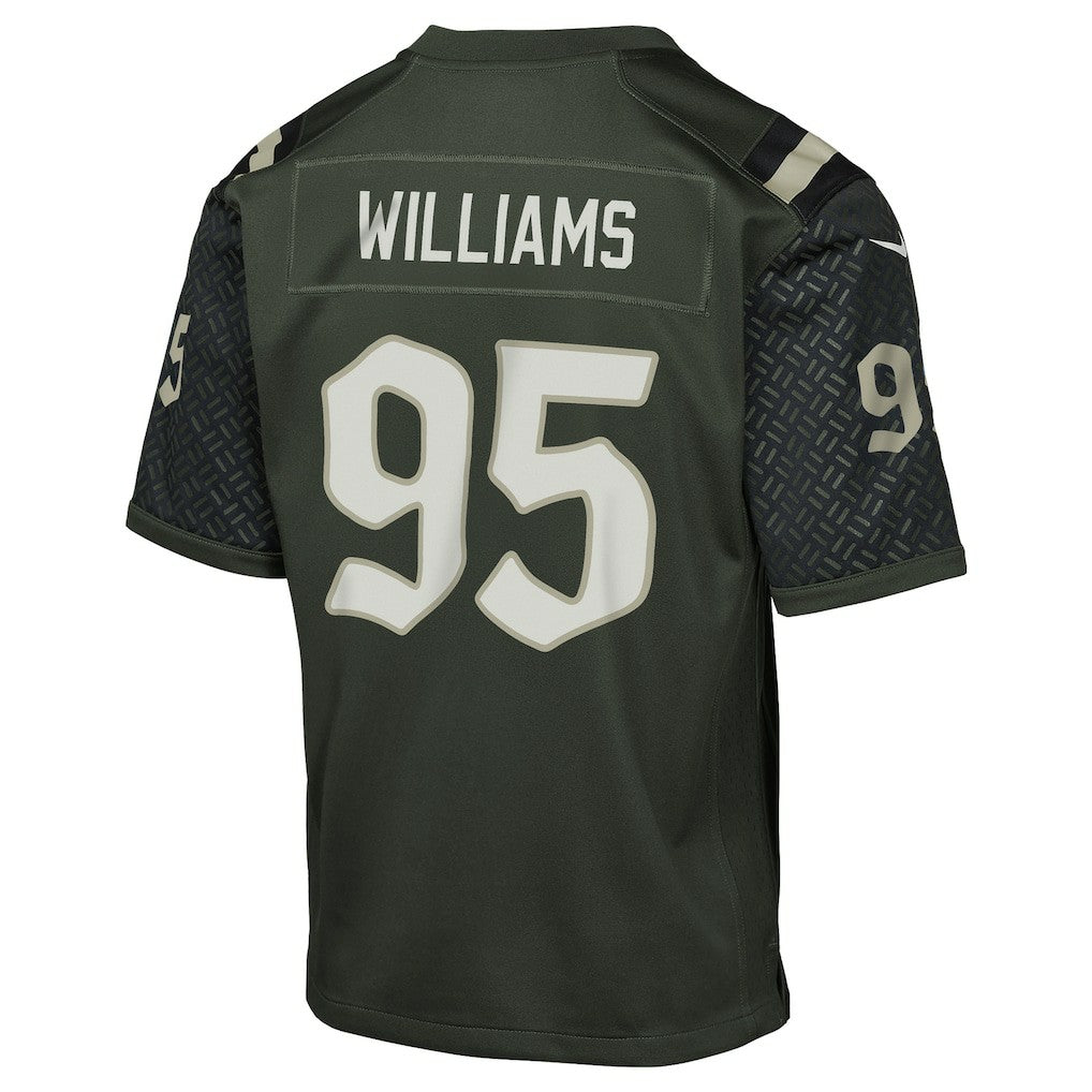 Nike Quinnen Williams New York Jets Youth 2025 Rivalries Collection Game Jersey Gotham Green