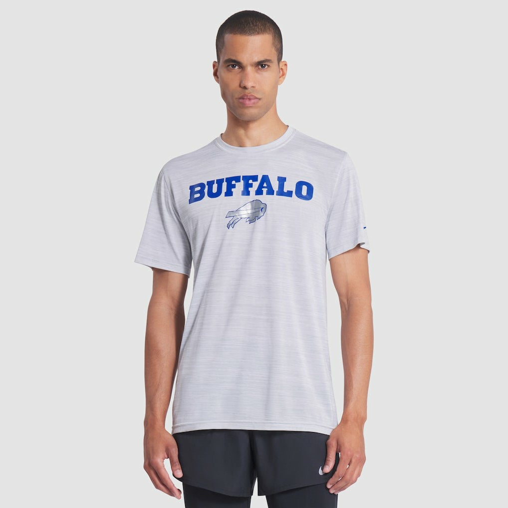 Nike Buffalo Bills 2025 Rivalries Collection Sideline Velocity Dri-FIT T-Shirt White