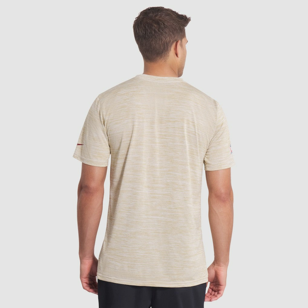Nike Arizona Cardinals 2025 Rivalries Collection Sideline Velocity Dri-FIT T-Shirt Natural