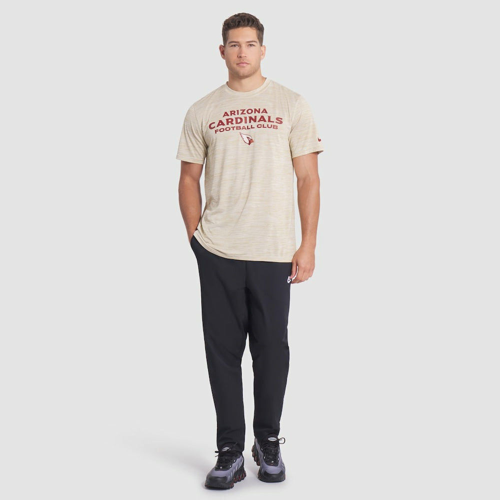 Nike Arizona Cardinals 2025 Rivalries Collection Sideline Velocity Dri-FIT T-Shirt Natural