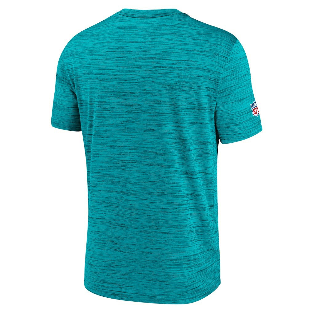 Nike Miami Dolphins 2025 Rivalries Collection Sideline Velocity Dri-FIT T-Shirt Turbo Green