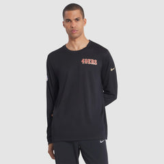 Nike San Francisco 49ers 2025 Rivalries Collection Sideline Legend Dri-FIT Long Sleeve T-Shirt Black