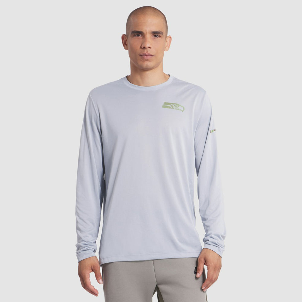 Nike Seattle Seahawks 2025 Rivalries Collection Sideline Legend Dri-FIT Long Sleeve T-Shirt Wolf Gray
