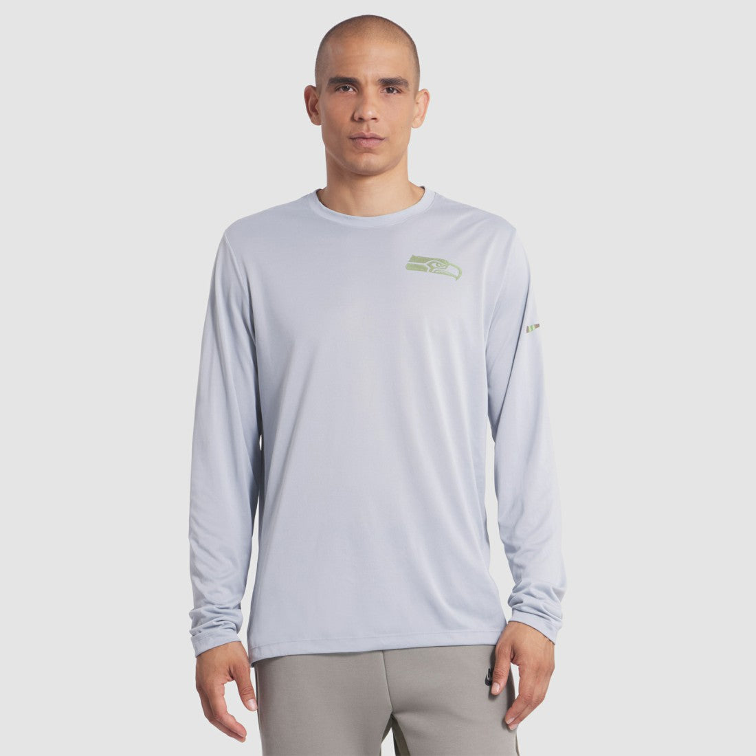 Nike Seattle Seahawks 2025 Rivalries Collection Sideline Legend Dri-FIT Long Sleeve T-Shirt Wolf Gray