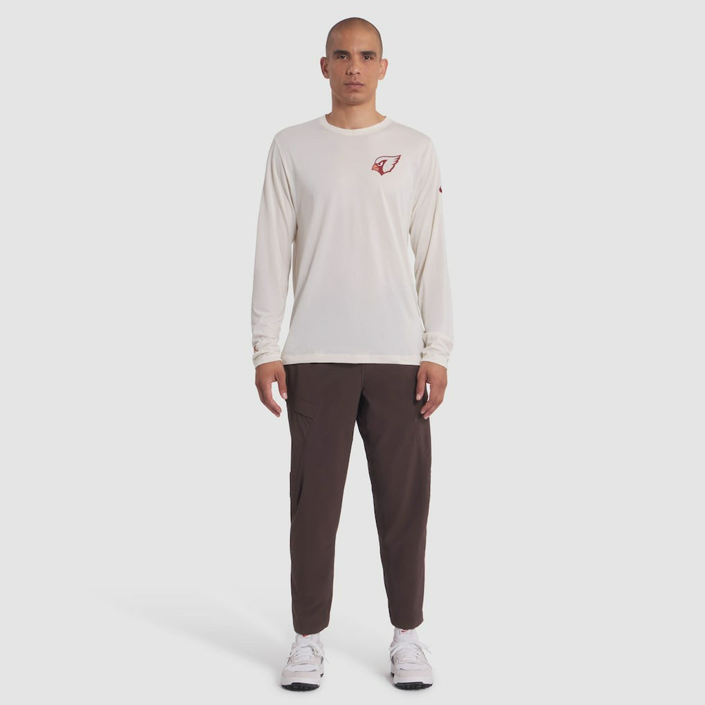 Nike Arizona Cardinals 2025 Rivalries Collection Sideline Legend Dri-FIT Long Sleeve T-Shirt Natural