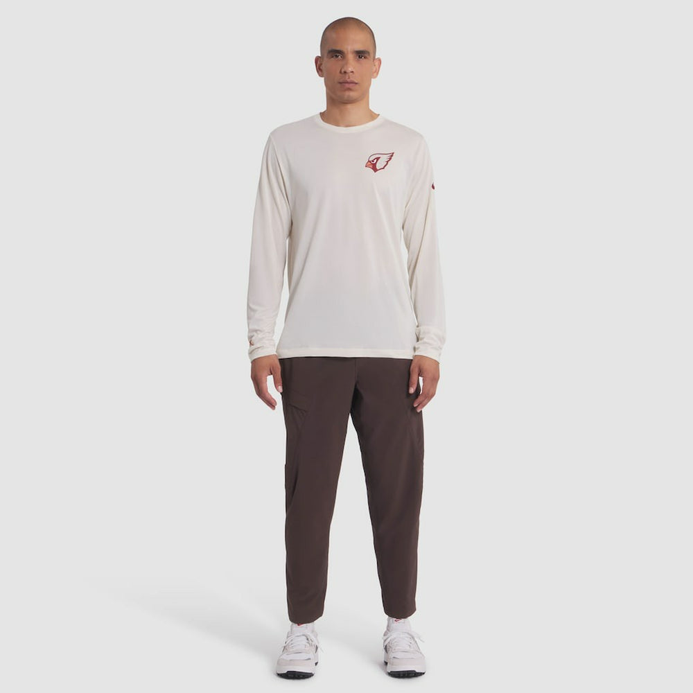 Nike Arizona Cardinals 2025 Rivalries Collection Sideline Legend Dri-FIT Long Sleeve T-Shirt Natural