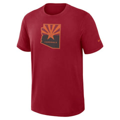 Nike Arizona Cardinals 2025 Rivalries Collection Slub Dri-FIT T-Shirt Red