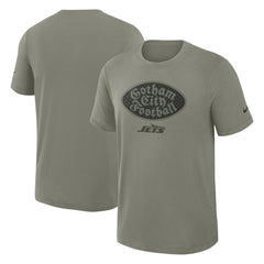 Nike New York Jets 2025 Rivalries Collection Slub Dri-FIT T-Shirt Dark Stucco