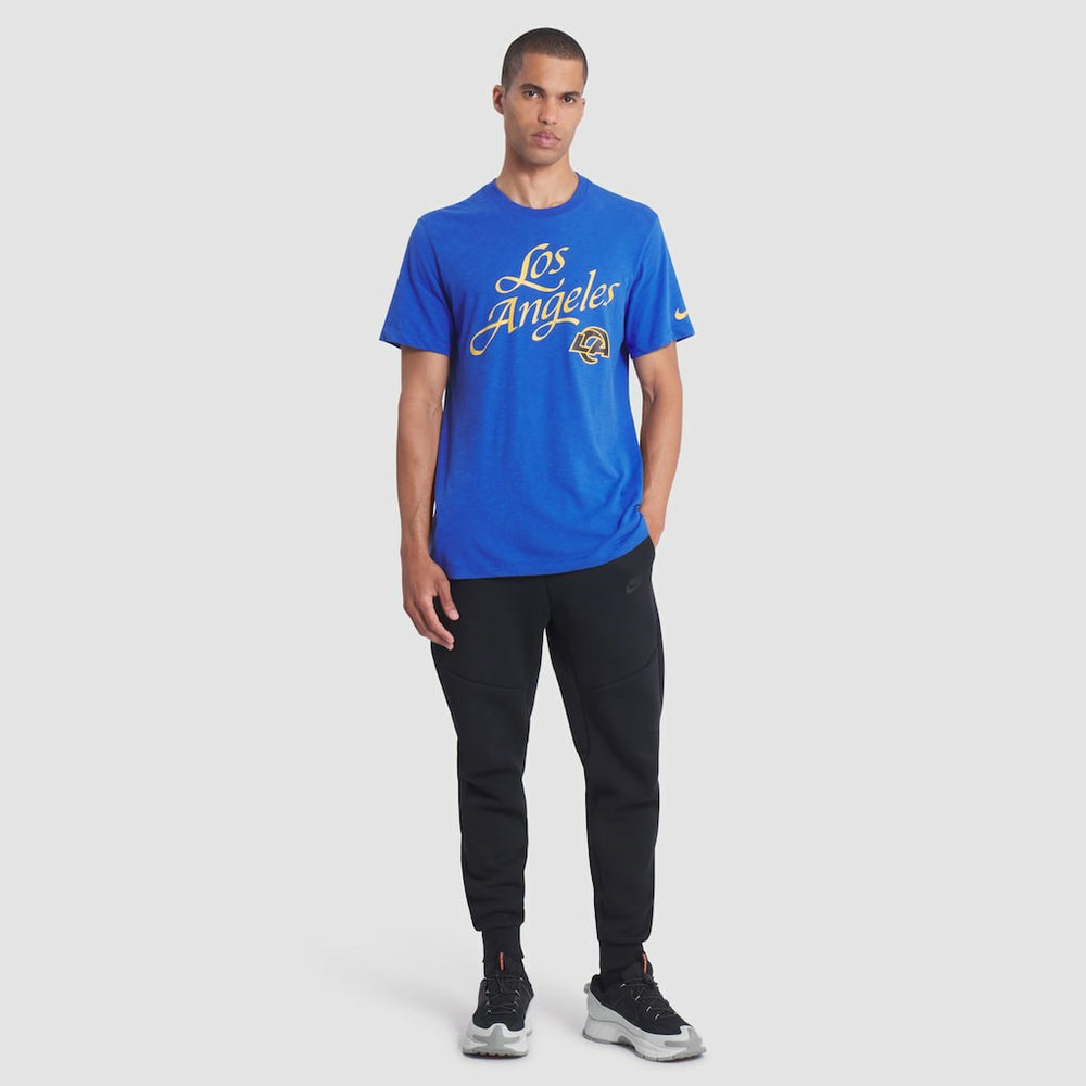 Nike Los Angeles Rams 2025 Rivalries Collection Slub Dri-FIT T-Shirt Royal