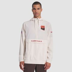 Nike Arizona Cardinals 2025 Rivalries Collection Sideline Anorak Half-Zip Hoodie Jacket Natural