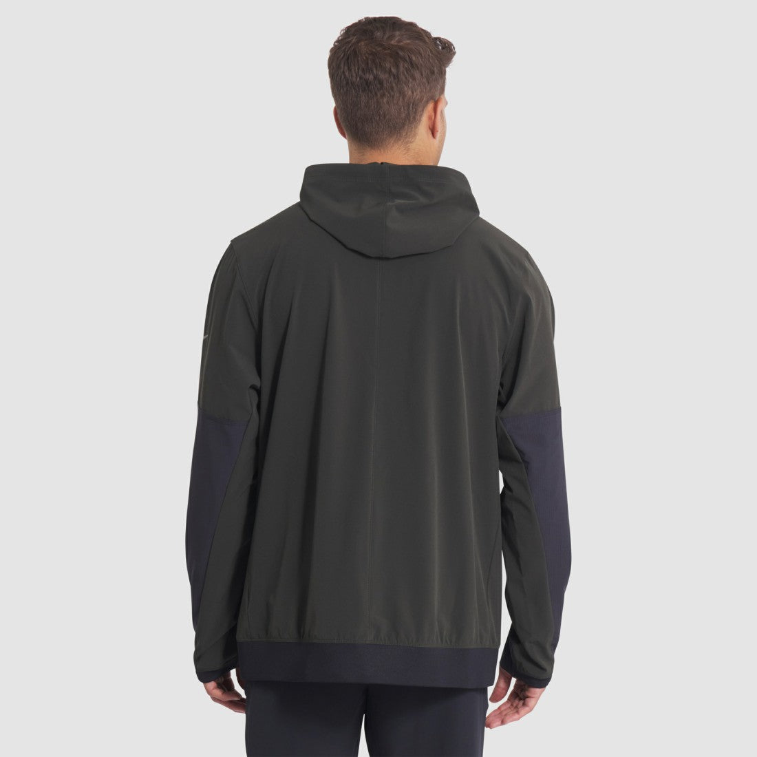 Nike New York Jets 2025 Rivalries Collection Sideline Anorak Half-Zip Hoodie Jacket Gotham Green