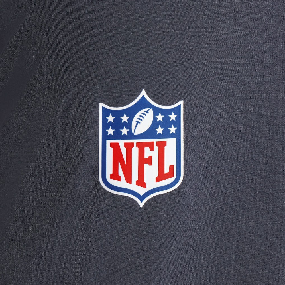 Nike Miami Dolphins 2025 Rivalries Collection Sideline Anorak Half-Zip Hoodie Jacket Pitch Blue