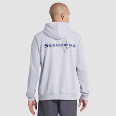 Nike Seattle Seahawks 2025 Rivalries Collection Standard Issue Sideline Dri-FIT Hoodie Wolf Gray