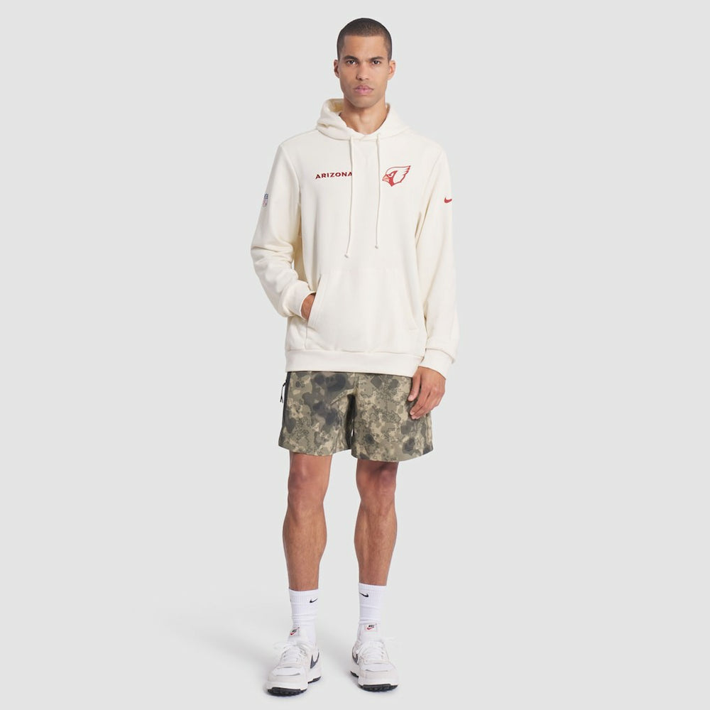 Nike Arizona Cardinals 2025 Rivalries Collection Standard Issue Sideline Dri-FIT Hoodie Natural