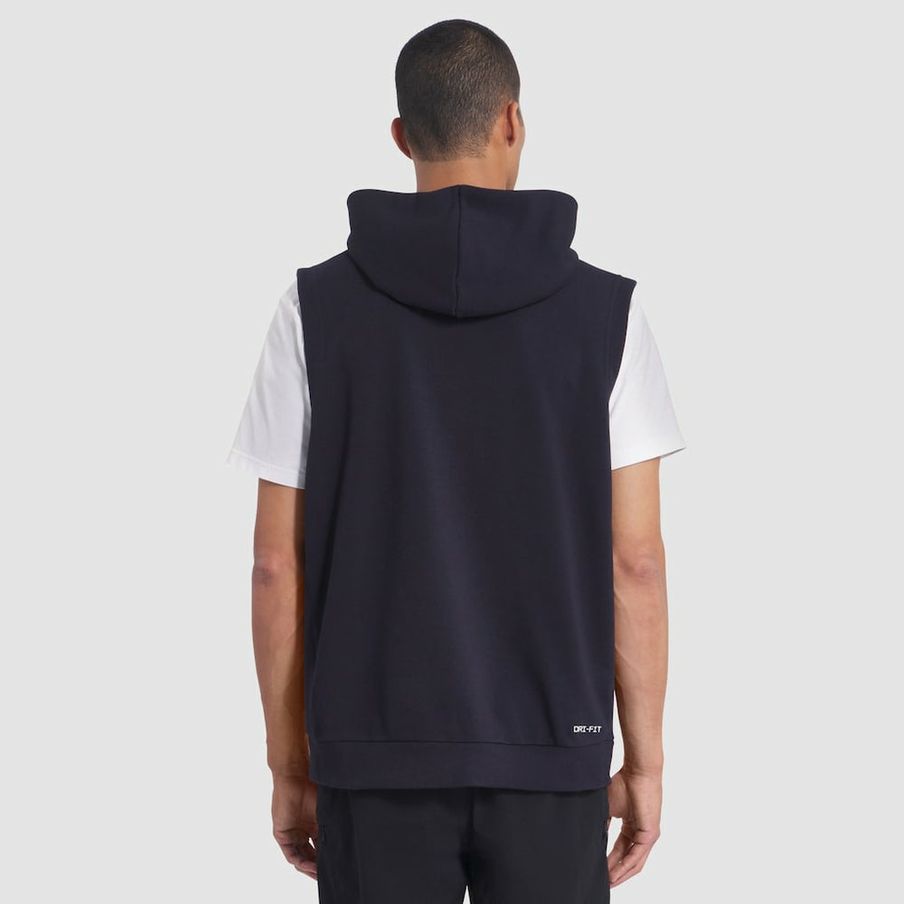 Nike Los Angeles Rams 2025 Rivalries Collection Standard Issue Sideline Dri-FIT Sleeveless Hoodie Midnight Blue