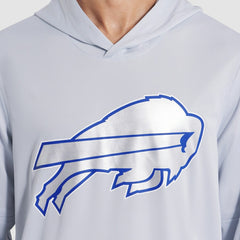 Nike Buffalo Bills 2025 Rivalries Collection Sideline Dri-FIT Long Sleeve Hoodie T-Shirt Silver