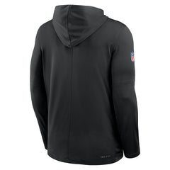 Nike New York Jets 2025 Rivalries Collection Sideline Dri-FIT Long Sleeve Hoodie T-Shirt Black