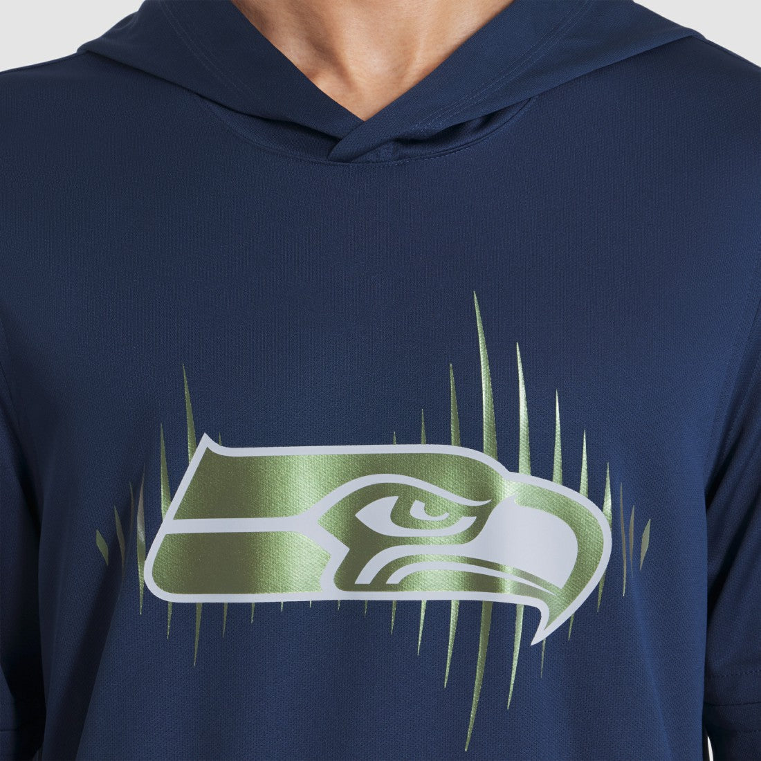 Nike Seattle Seahawks 2025 Rivalries Collection Sideline Dri-FIT Long Sleeve Hoodie T-Shirt College Navy