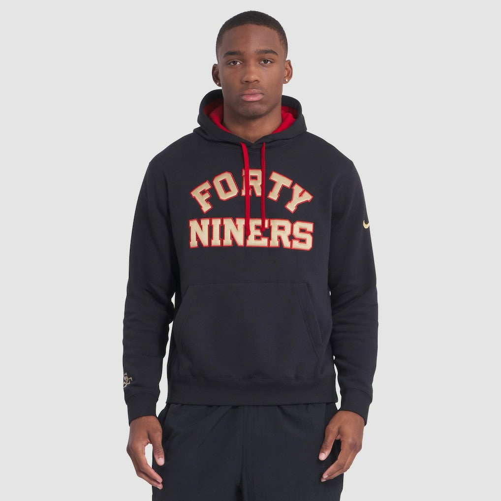 Nike San Francisco 49ers 2025 Rivalries Collection Club Hoodie Black