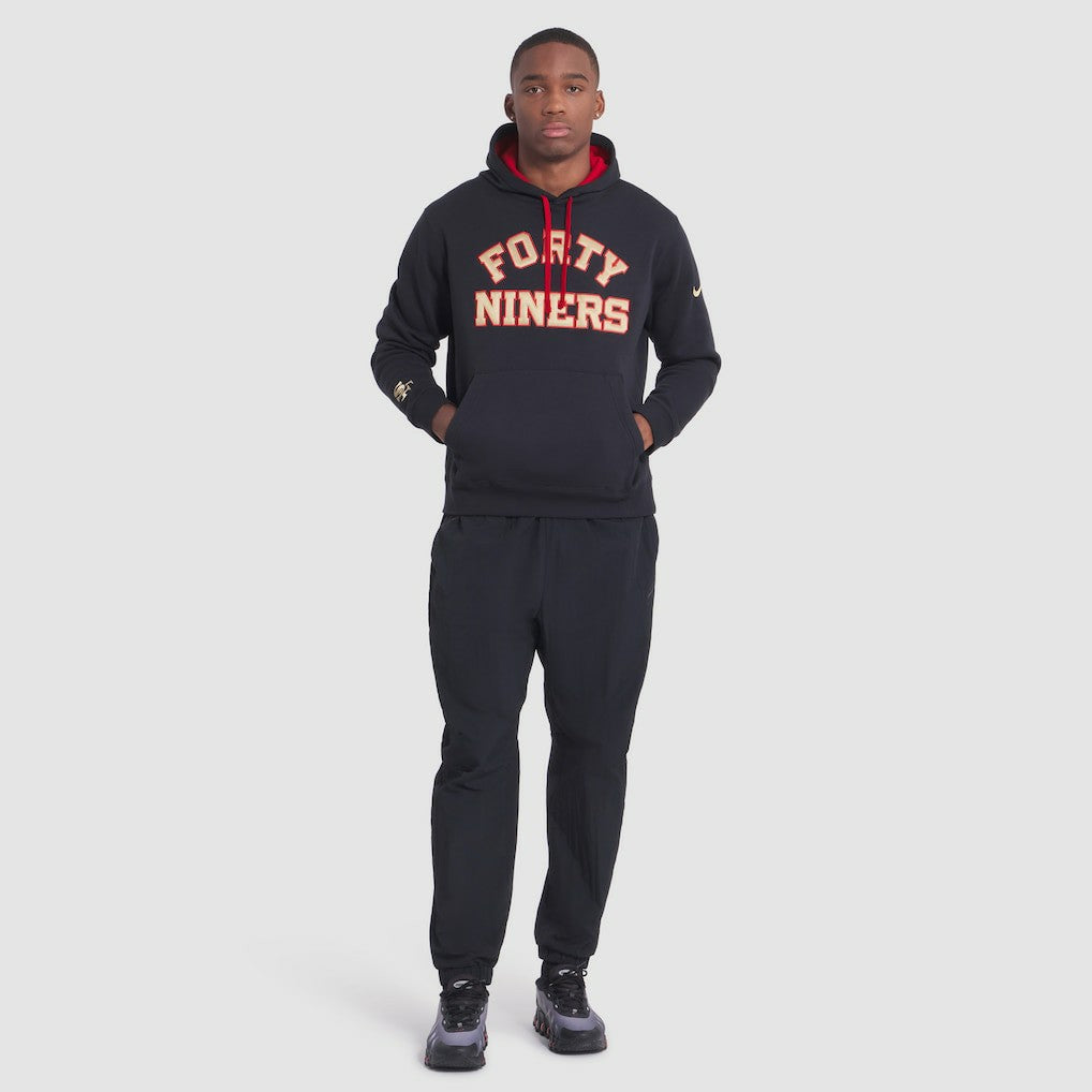 Nike San Francisco 49ers 2025 Rivalries Collection Club Hoodie Black