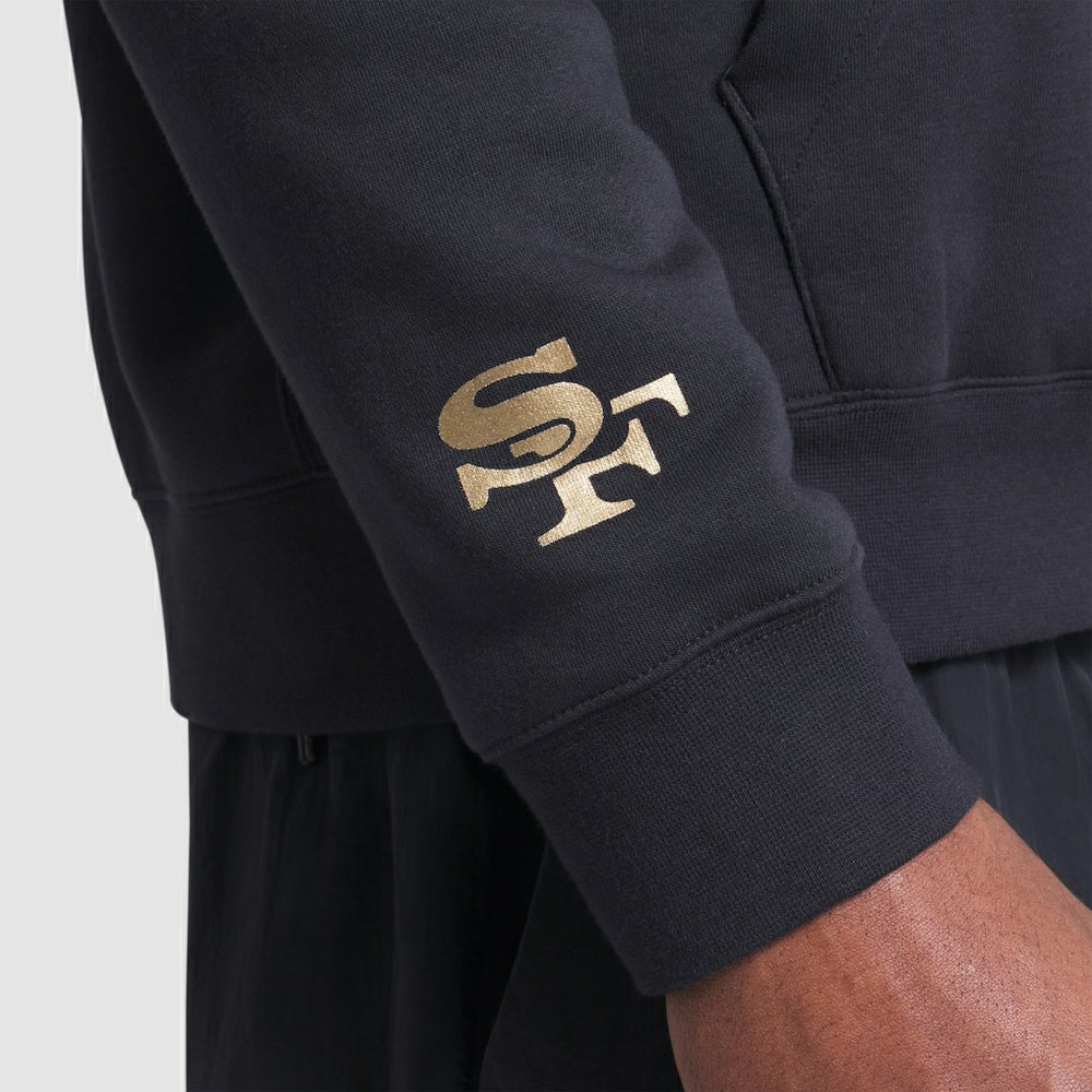 Nike San Francisco 49ers 2025 Rivalries Collection Club Hoodie Black
