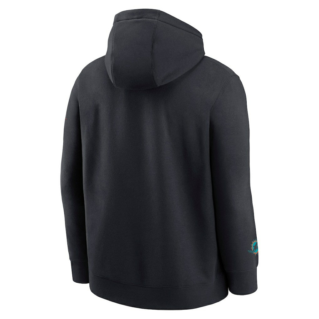 Nike Miami Dolphins 2025 Rivalries Collection Club Hoodie Pitch Blue