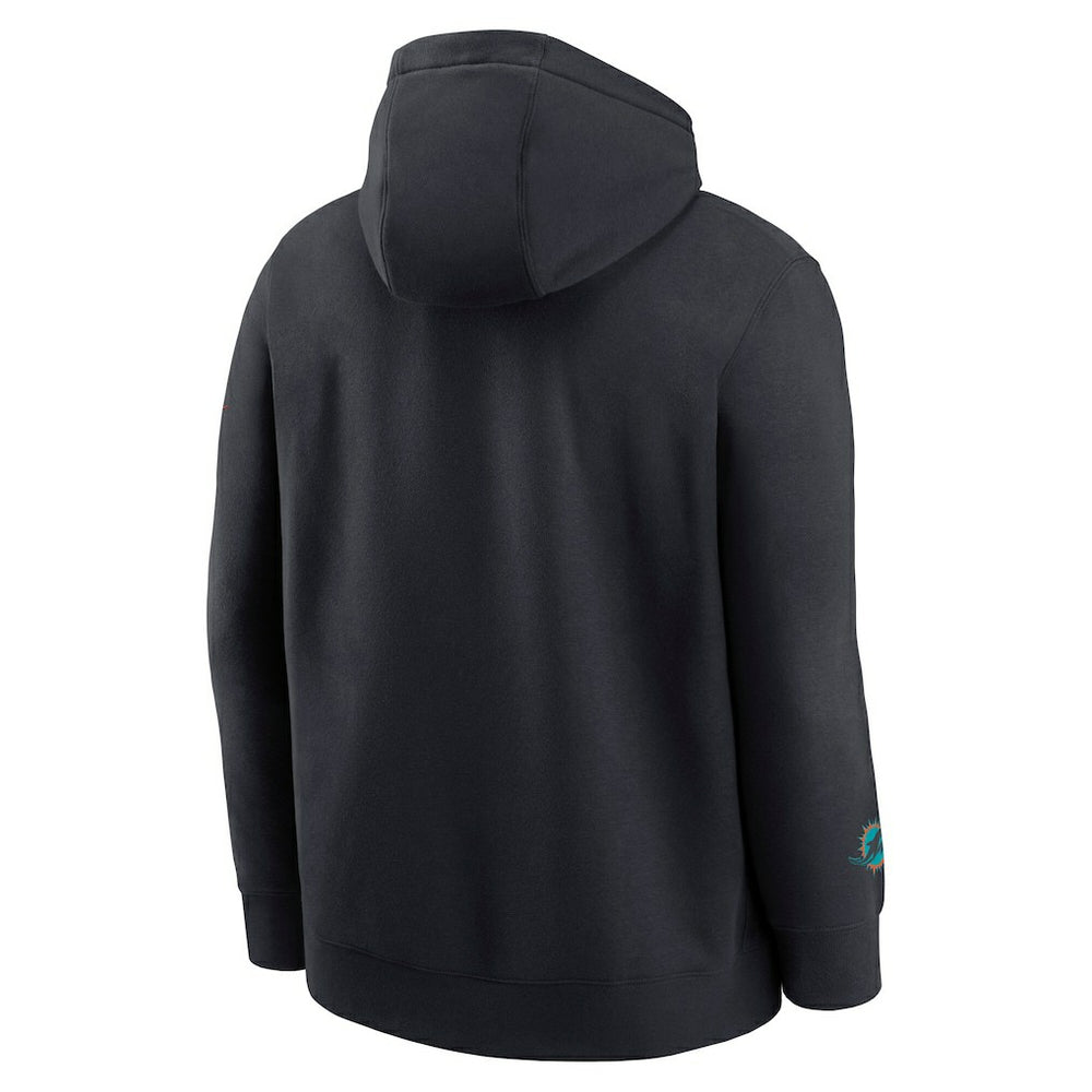Nike Miami Dolphins 2025 Rivalries Collection Club Hoodie Pitch Blue