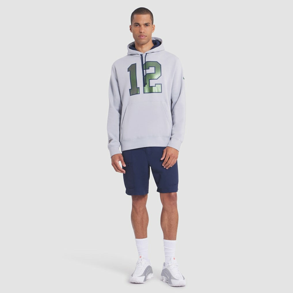 Nike Seattle Seahawks 2025 Rivalries Collection Club Hoodie Wolf Gray