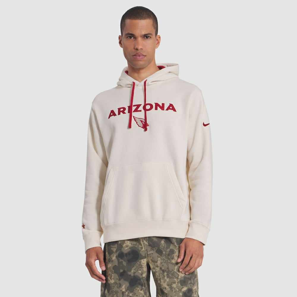 Nike Arizona Cardinals 2025 Rivalries Collection Club Hoodie Natural