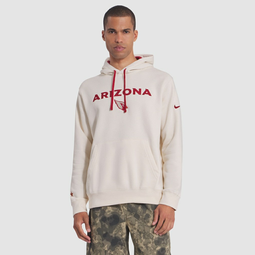 Nike Arizona Cardinals 2025 Rivalries Collection Club Hoodie Natural