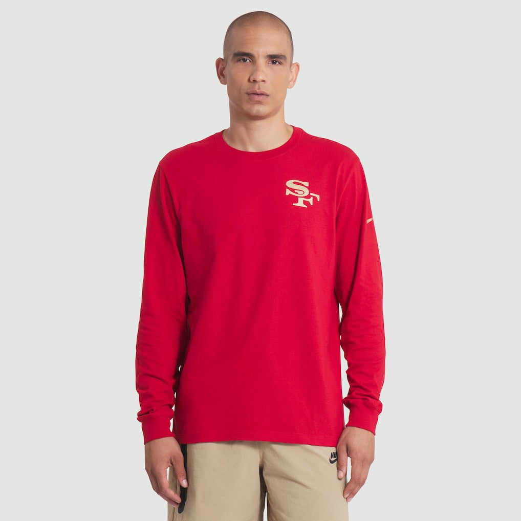 Nike San Francisco 49ers 2025 Rivalries Collection Essential Long Sleeve T-Shirt Scarlet
