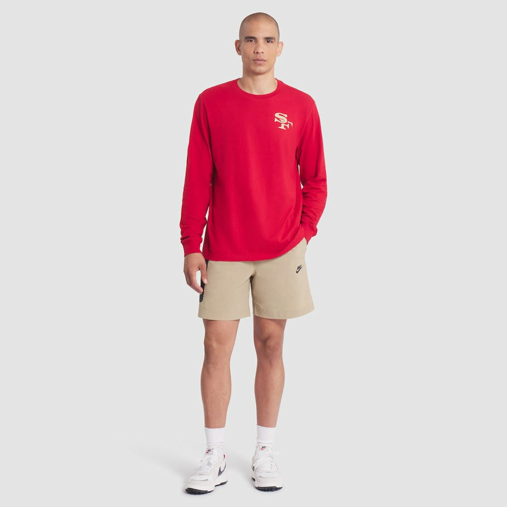 Nike San Francisco 49ers 2025 Rivalries Collection Essential Long Sleeve T-Shirt Scarlet