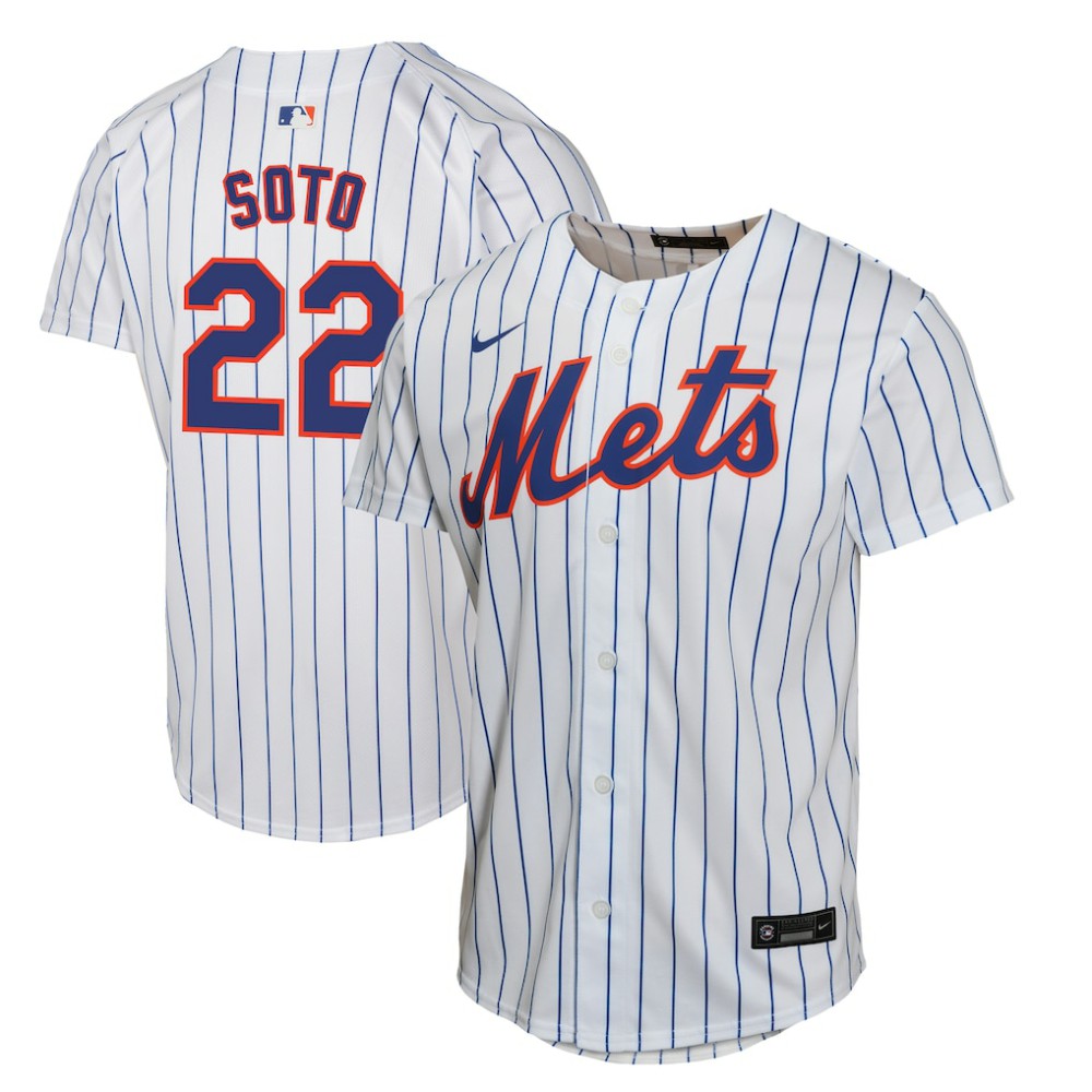 Juan Soto New York Mets Nike Youth Home Game Player Jersey - White - Nike Lifestyle