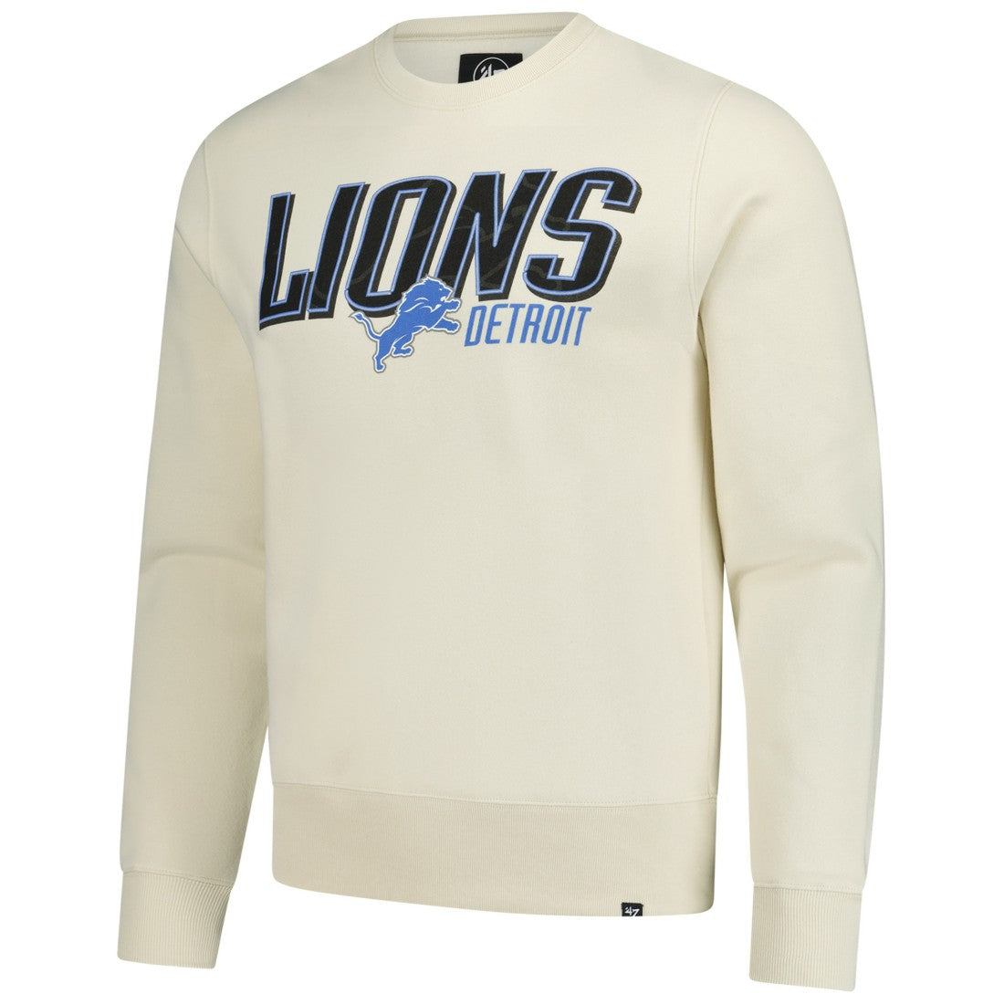 47 brand Detroit Lions '47 Locked In Headline Pullover Sweatshirt Cream