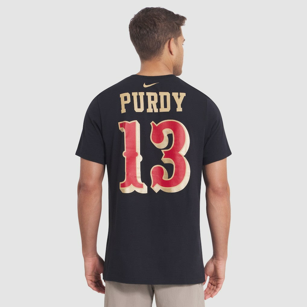 Nike Brock Purdy San Francisco 49ers 2025 Rivalries Collection Player Name & Number T-Shirt Black