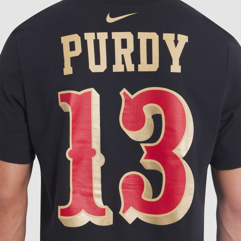 Nike Brock Purdy San Francisco 49ers 2025 Rivalries Collection Player Name & Number T-Shirt Black
