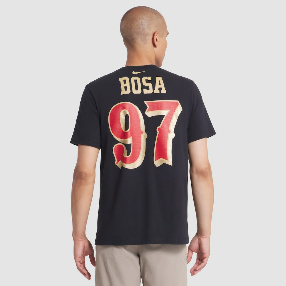 Nike Nick Bosa San Francisco 49ers 2025 Rivalries Collection Player Name & Number T-Shirt Black