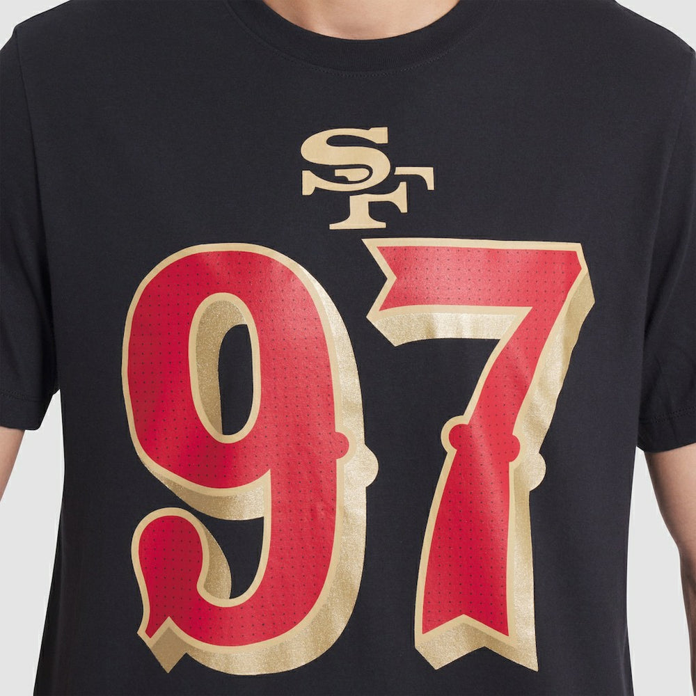 Nike Nick Bosa San Francisco 49ers 2025 Rivalries Collection Player Name & Number T-Shirt Black