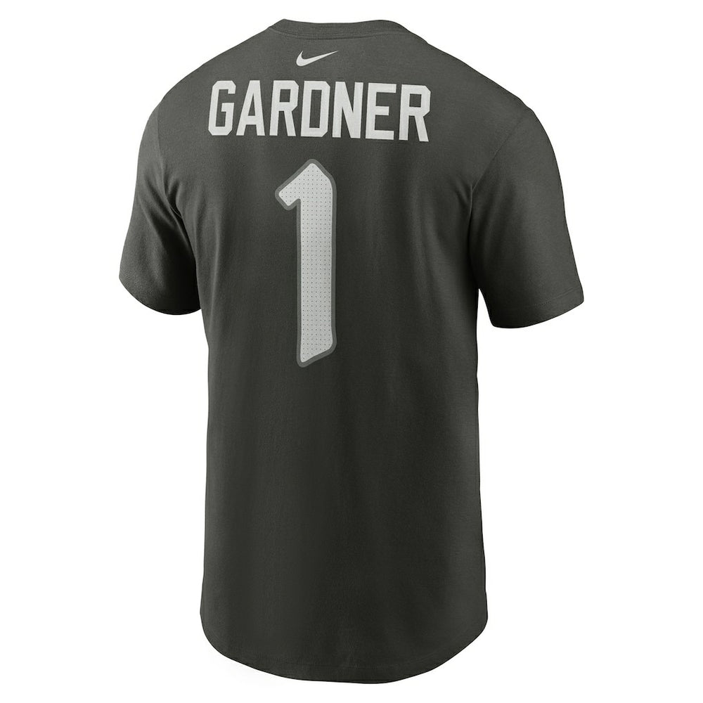 Nike Ahmad Sauce Gardner New York Jets 2025 Rivalries Collection Player Name & Number T-Shirt Gotham Green