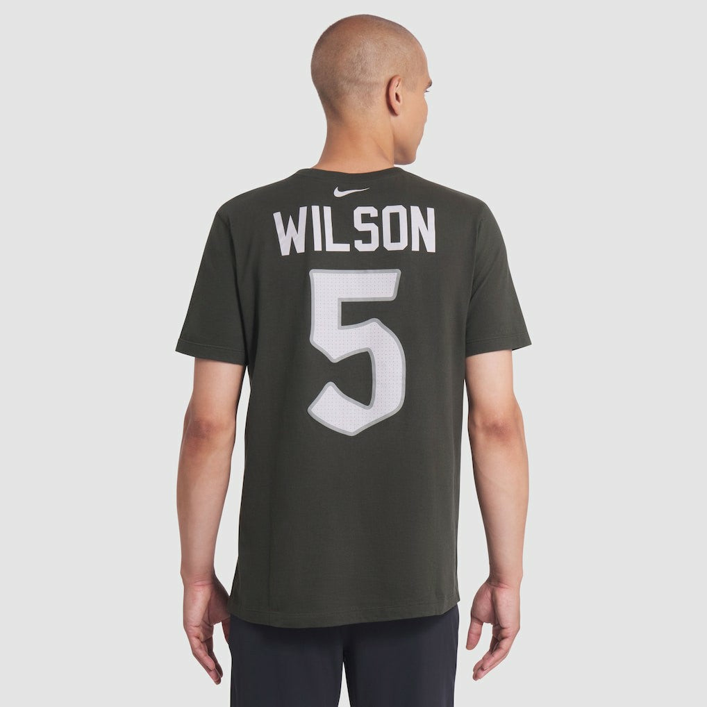 Nike Garrett Wilson New York Jets 2025 Rivalries Collection Player Name & Number T-Shirt Gotham Green