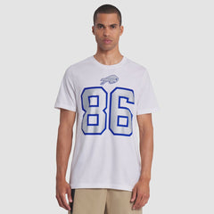 Nike Dalton Kincaid Buffalo Bills 2025 Rivalries Collection Player Name & Number T-Shirt White