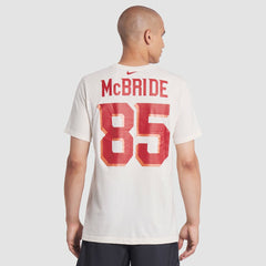 Nike Trey McBride Arizona Cardinals 2025 Rivalries Collection Player Name & Number T-Shirt Natural