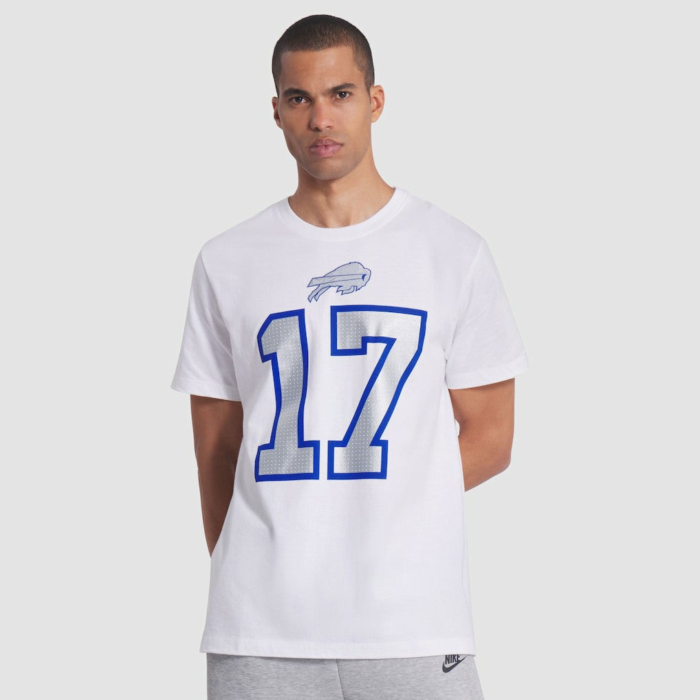 Nike Josh Allen Buffalo Bills 2025 Rivalries Collection Player Name & Number T-Shirt White
