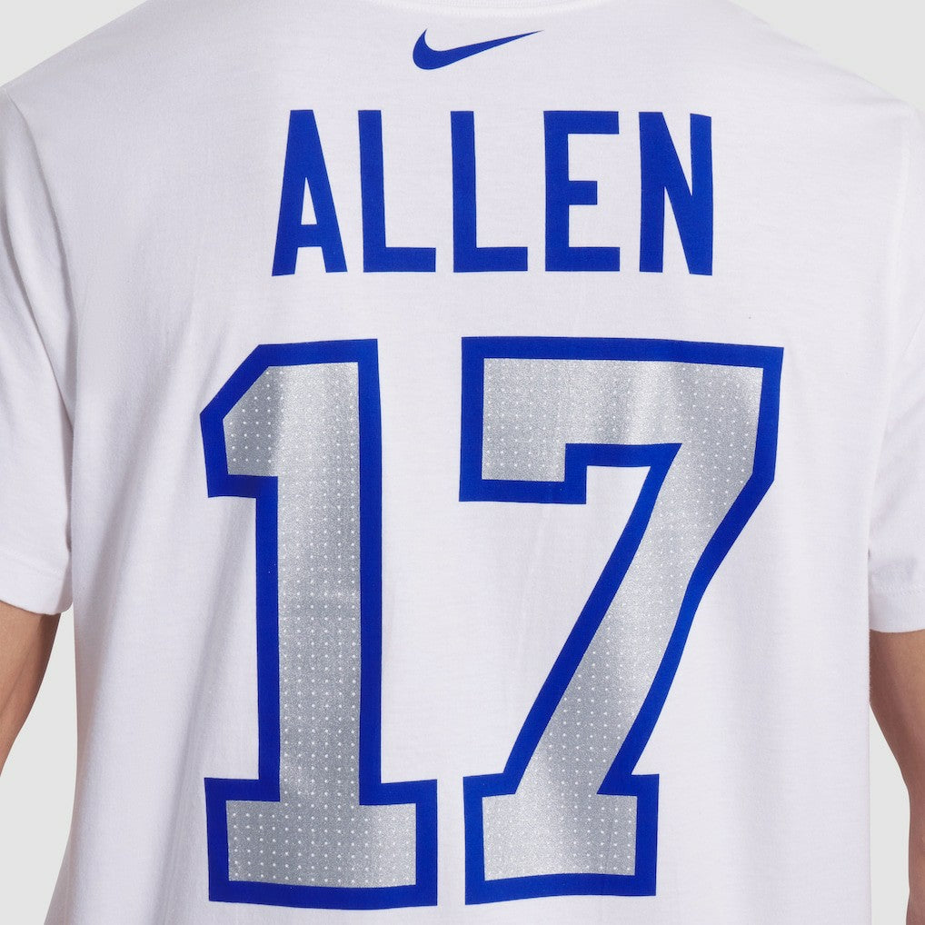 Nike Josh Allen Buffalo Bills 2025 Rivalries Collection Player Name & Number T-Shirt White