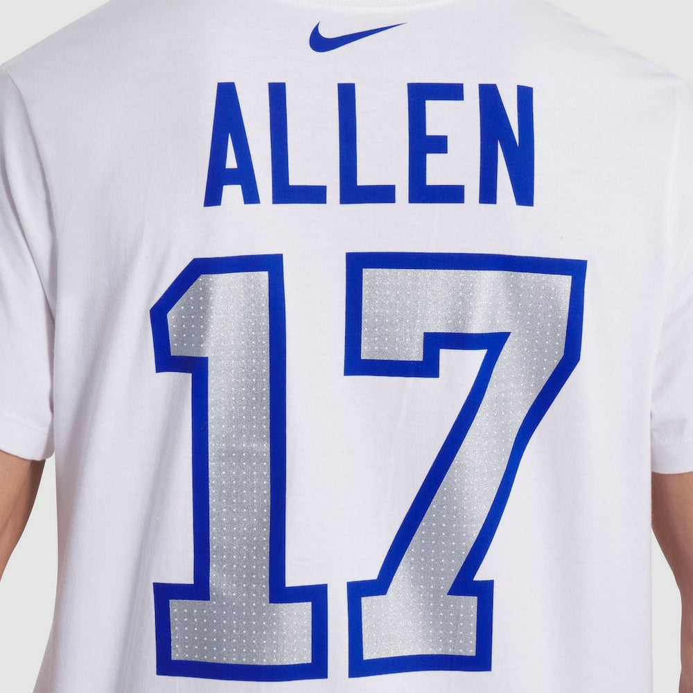 Nike Josh Allen Buffalo Bills 2025 Rivalries Collection Player Name & Number T-Shirt White