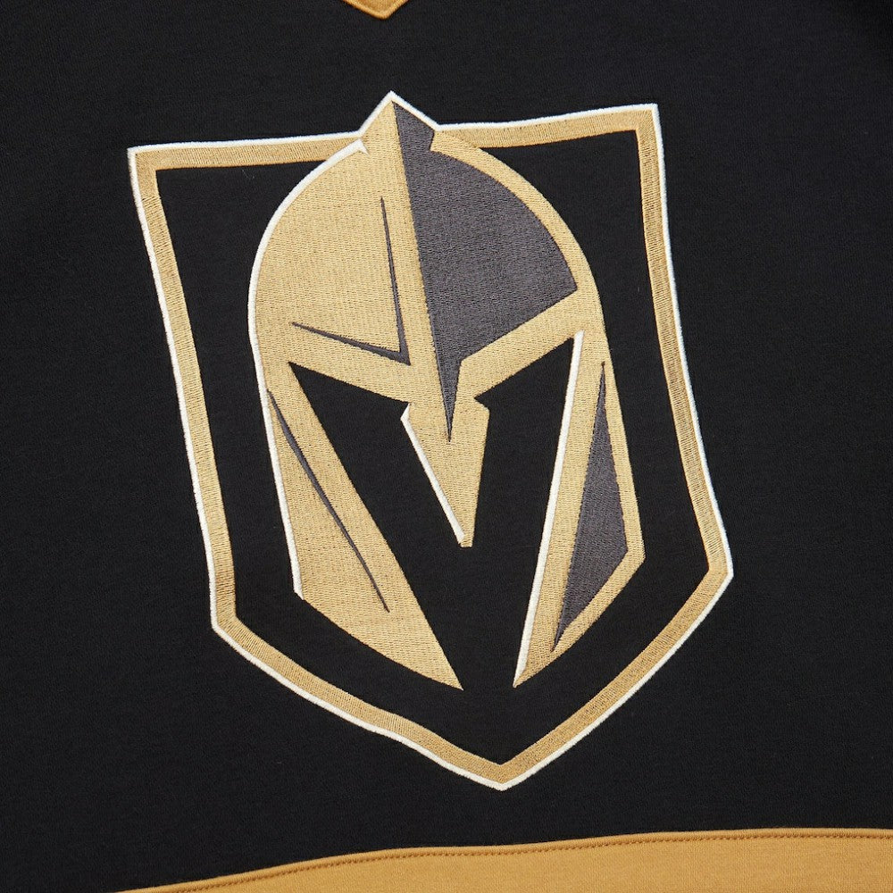 Vegas Golden Knights Mitchell & Ness Women's Heritage Lace-Up Pullover Sweatshirt - Black - NHL 202660256