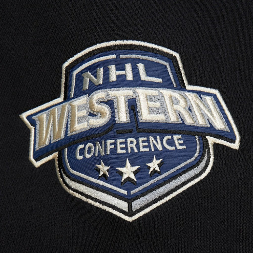 Vegas Golden Knights Mitchell & Ness Women's Heritage Lace-Up Pullover Sweatshirt - Black - NHL 202660256